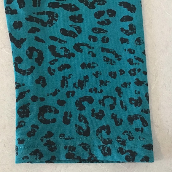 2/$25 Divided H&M Teal Patterned Leggings, 10 - Picture 8 of 15